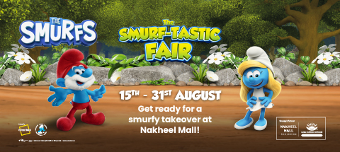 The Smurfs Have Taken Over Nakheel Mall